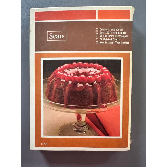 Kenmore Microwave Cookery by Sears (1982 Spiral-Bound Edition) – Vintage - Picture 7 of 7